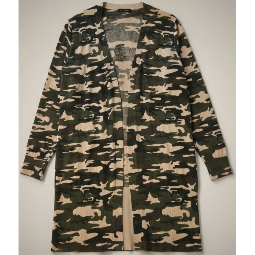 Sanctuary Women's Camouflage Open Cardigan Size Large‎